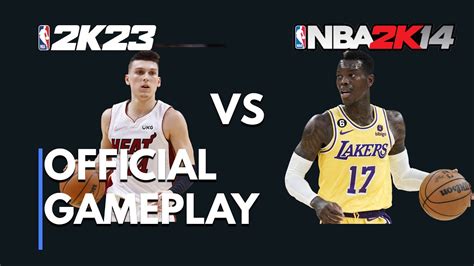 NBA 2K14 2K23 Modded PC GAMEPLAY HEAT Vs LAKERS NEXT GEN YouTube