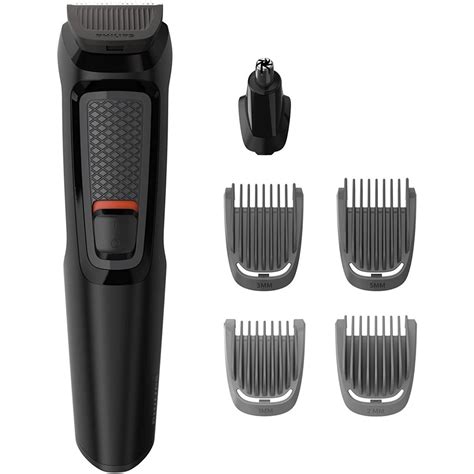 Aparador De Pelos Philips Multigroom Series 3000 6 Em 1 Bivolt Preto Mg371115 Em Promoção Na