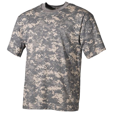 Military Outdoor Clothing Us Army Digital Camo T Shirt Short Sleeve