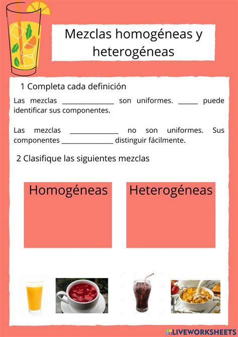 Las Mezclas Worksheet Artofit