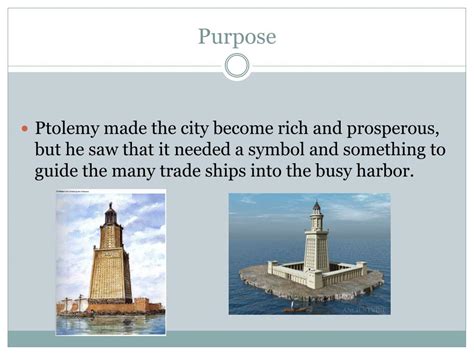 Ppt The Pharos Lighthouse Of Alexandria Powerpoint Presentation