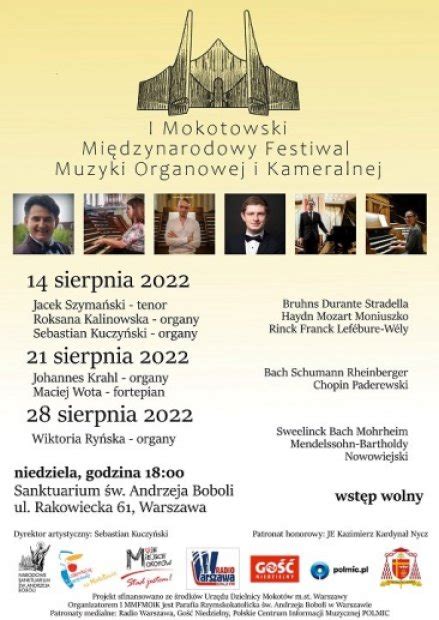 Mokotowski Mi Dzynarodowy Festiwal Muzyki Organowej I Kameralnej