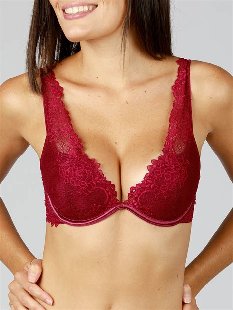 Dahalia Bordeaux Soutien Gorge Push De