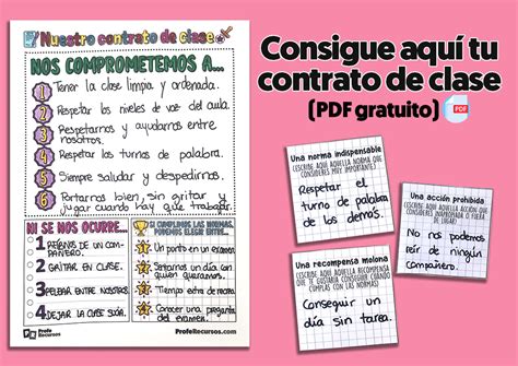 Contrato De Clase Para Educacion Primaria