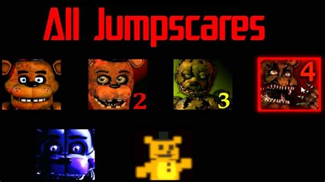 All Jumpscares In HD FNaF 1 6 YouTube