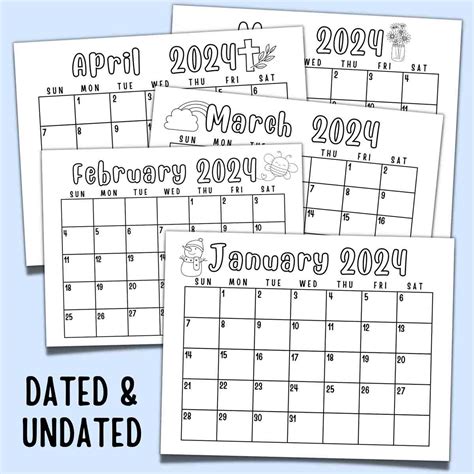 Fun Printable Calendars 2025 - Mila Ruqayyah