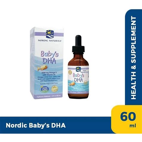 Jual Nordic Naturals Babys Dha 60ml Shopee Indonesia