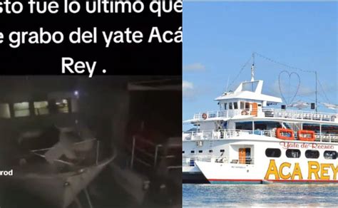 Filtran Video Del Yate Acarey Antes De Hundirse Por Hurac N Otis En