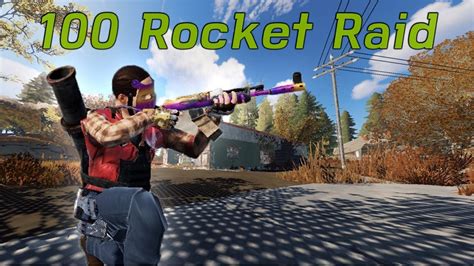 Rust My Pov From 100 Rocket Raid YouTube