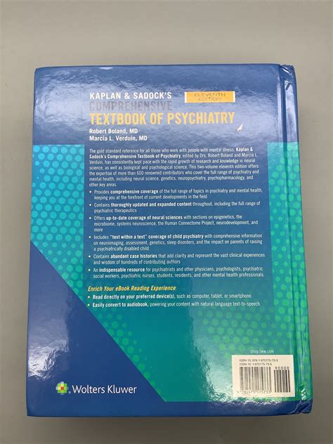 Kaplan Sadock S Comprehensive Textbook Of Psychiatry Volume E