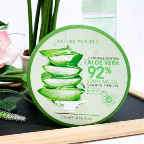 Jual ORIGINAL NATURE REPUBLIC Aloe Vera 92 Isi 300ml Shopee Indonesia