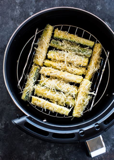 Air Fryer Zucchini Fries Low Carb Keto Gimme Delicious