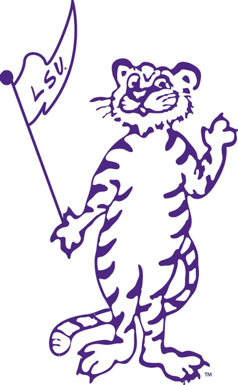 Lsu Tigers Logo Mascot Logo Ncaa Division I I M Ncaa I M