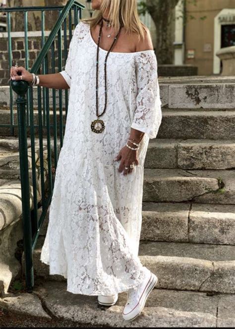 Robe Longue Dentelle Boho Boheme Chic DRESSL1726 Mony Ronyboho