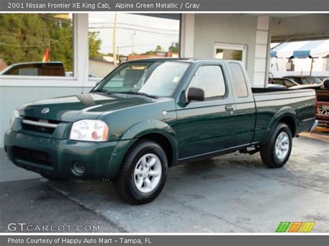 Alpine Green Metallic Nissan Frontier Xe King Cab Gray