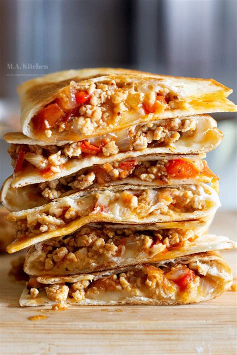 Ground Turkey Quesadillas