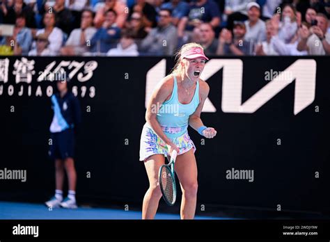 Magdalena Frech During The Australian Open Ao Grand Slam Tennis