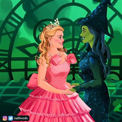 Artstation Glinda And Elphaba Wicked