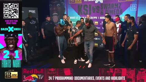 KSI Face Off Vs Pineda KSI Starts Speaking Spanish Then Starts Fight