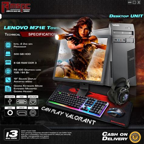 Desktop Gaming Assorted Cpu With Videocard Core I3 Core I5 8gb Ram 500gb Hdd 1gb Amd R430 Gpu