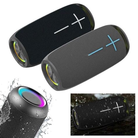 Speaker Cassa Led Rgb Ipx Radio Bluetooth Portatile Impermeabile Aux