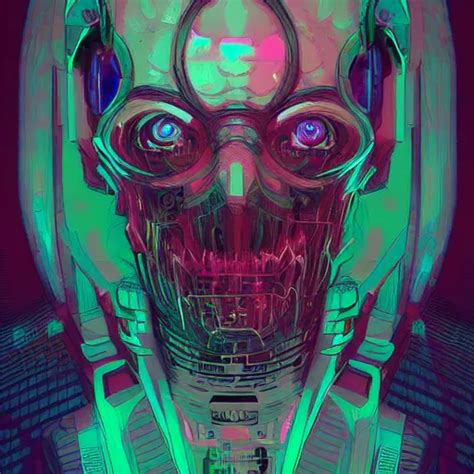 Digital Portrait Painting Of A Cyberpunk Eldritch Stable Diffusion