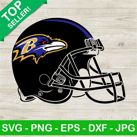 Baltimore Ravens Helmet SVG, Baltimore Ravens SVG, Football Helmet SVG