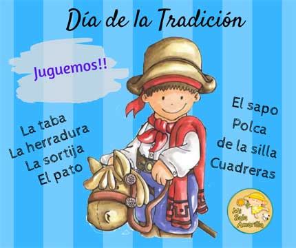 Mi Sala Amarilla: Día de la tradición : Recreación de juegos gauchos