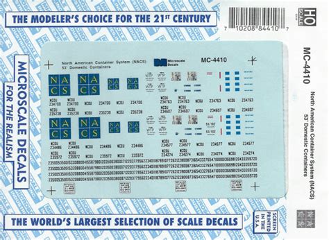 Ho 187 Microscale Mc 4410 North American Container System 53