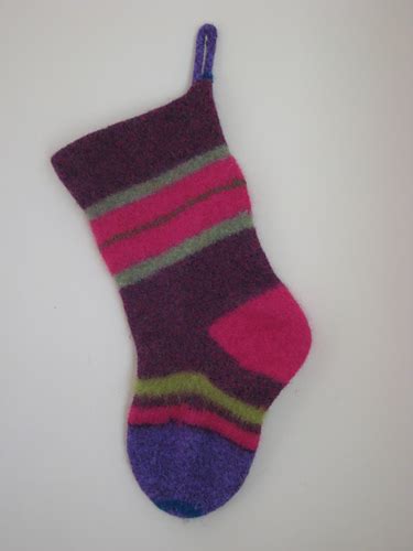 Ravelry Felted Christmas Stocking Pattern By Katie Nagorney And Ann Swanson