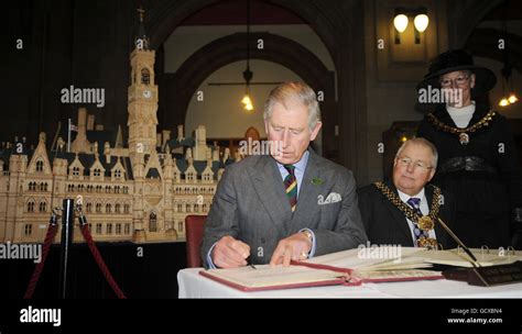 Prince Charles Visit To Bradford Stock Photo Alamy