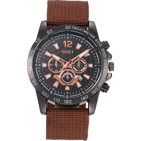 Montre Homme Militaire Sport Pour Homme Montre De Travail Sur Le