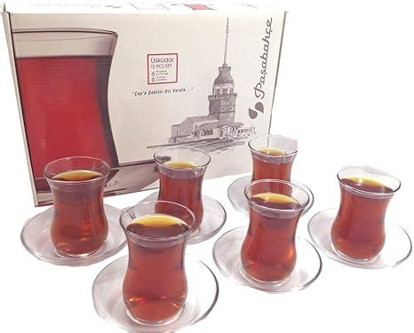 Amazon Pasabahce Tea Glasses And Saucers Saucers