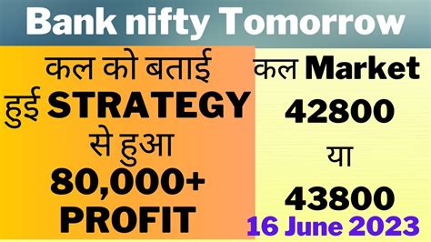 Banknifty Prediction For Tomorrow Banknifty Analysis Banknifty Youtube