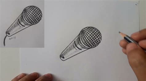 Cómo dibujar un micrófono How to draw a microphone YouTube