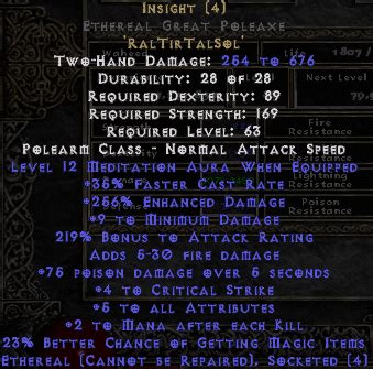 Insight Rune Word Diablo Net