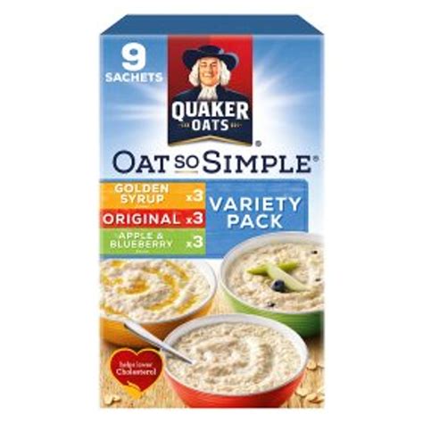 Quaker Oat So Simple Variety Pack Porridge 297g Caletoni International Grocer