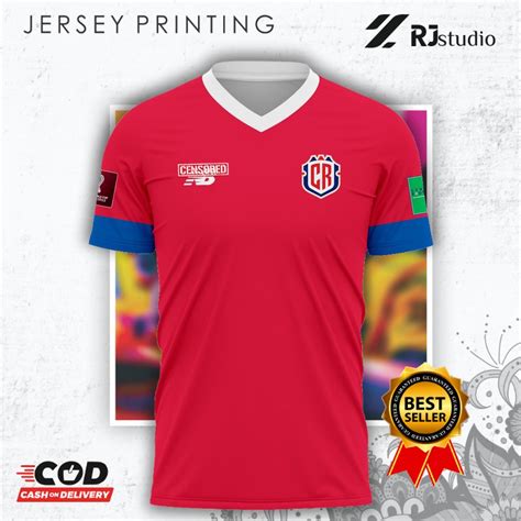 Jual Jersey Printing Costa Rica Home Away 2022 Piala Dunia Full Patch