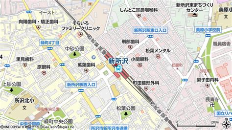 新所沢駅（埼玉県所沢市）の地図・口コミ・周辺情報│マピオン駅・路線