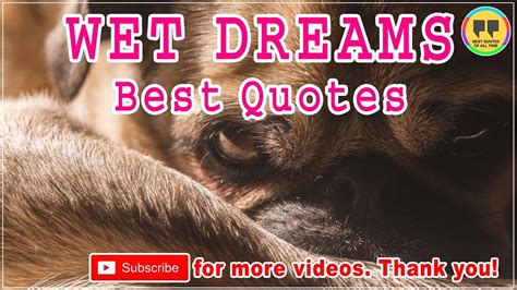 Top 20 Wet Dreams Quotes Best Dream Quotes Youtube