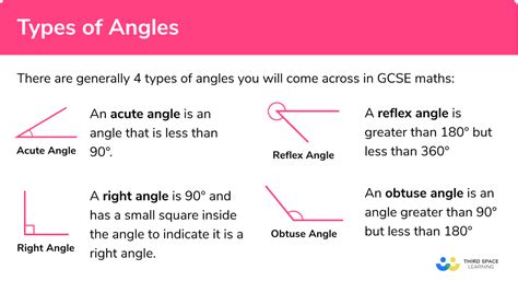 Types Of Angles Gcse Maths Steps Examples And Worksheet Worksheets