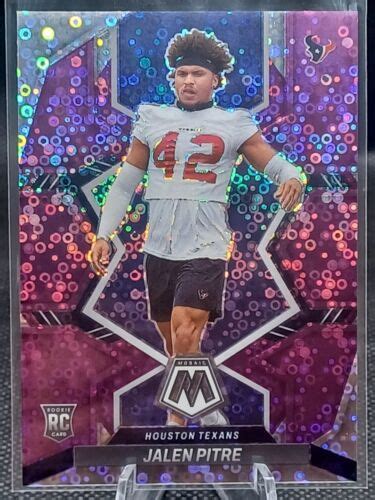 Panini Mosaic No Huddle Jalen Pitre Rc Purple Disco Prizm