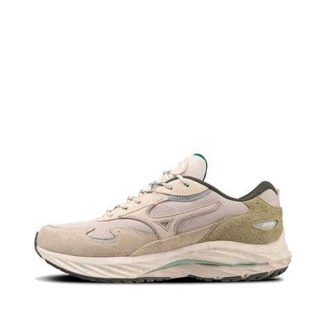 THEROOM MIZUNO Wave Rider Beta Silver Cloud White Sand