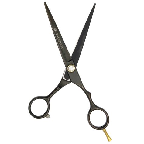 Tijeras Raugcci Línea Profesional Titanium Corte Deslizante Negra 6 5