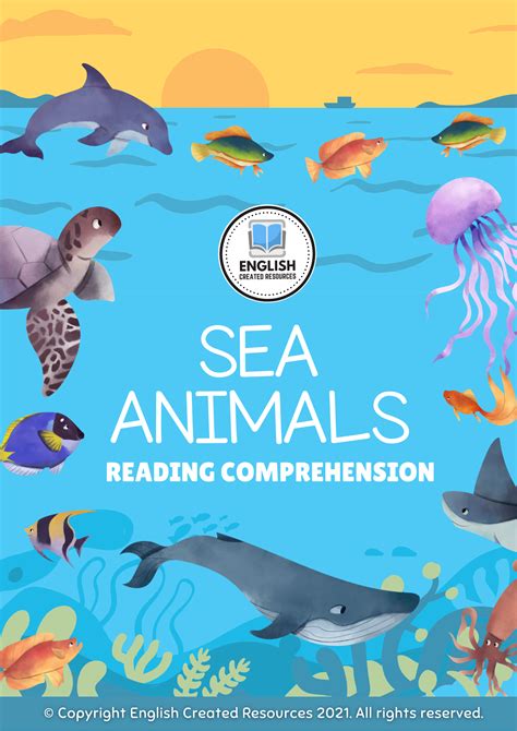 Sea Animals Reading Comprehension