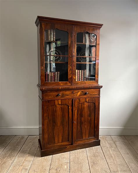 Antique Bookcase Cabinet 19th Century Bookcase Cabinet Rosewood