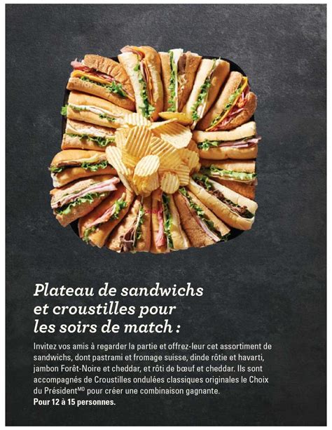 Provigo Catalogue Le Plateau Parfait