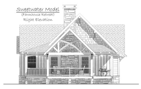 Farmhouse Retreat B Plan Details Natural Element Homes