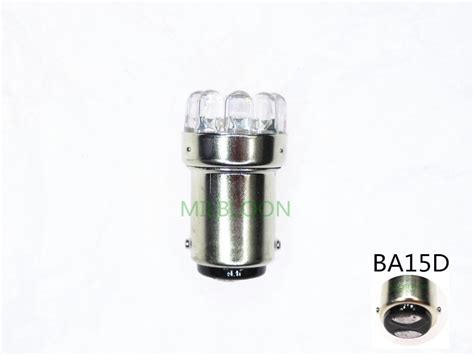 B15 สีแดง ba15d 12v led หลอดไฟสีเขียวเครื่องไฟเตือนสีฟ้า b15d 24v led ...