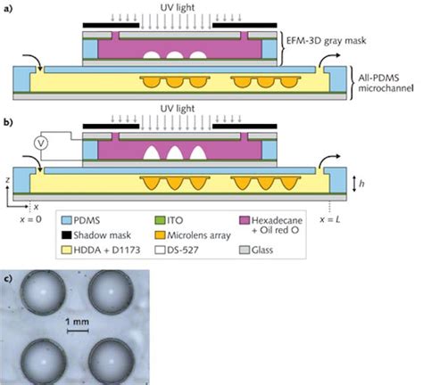 Micro Optics Fabrication 3d Microfluidic Mask Method Rapidly